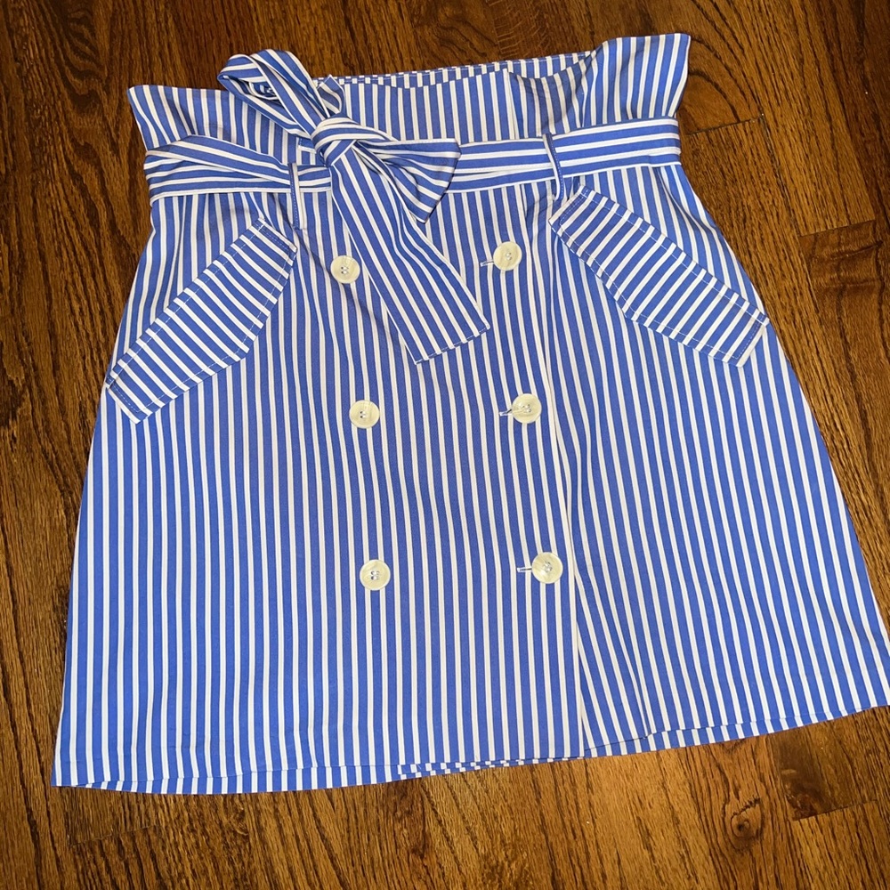 Zara paperbag waist skirt